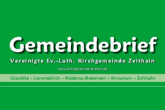 Gemeindebrief der Kirchgemeinde Zeithain als PDF