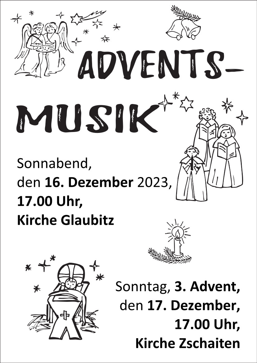 Adventsmusik in Glaubitz am 16. Dezember