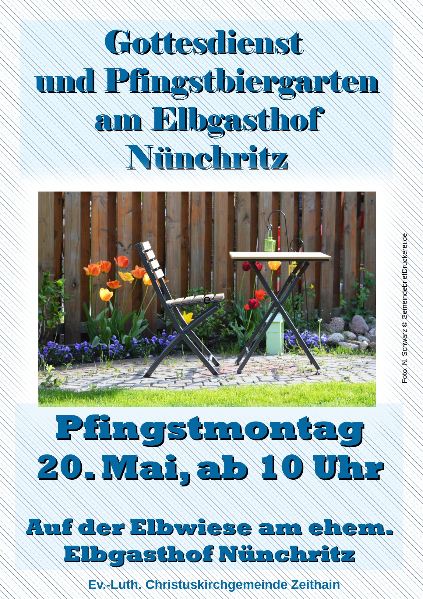 Pfingstbiergarten am 20. Mai in Nünchritz